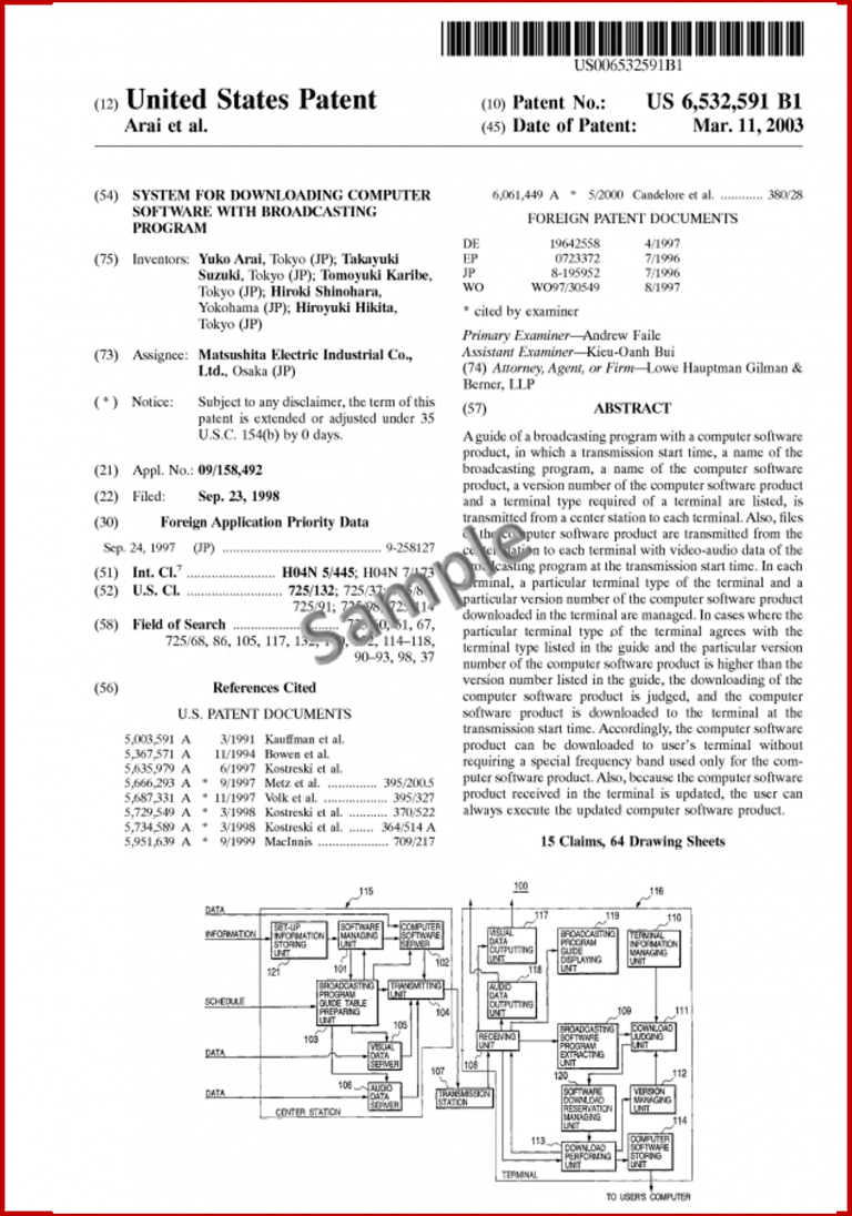 Sample Non-Provisional Utility Patent Application