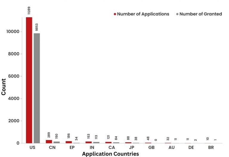 What Did The Patent Landscape of Amazon Look Like?